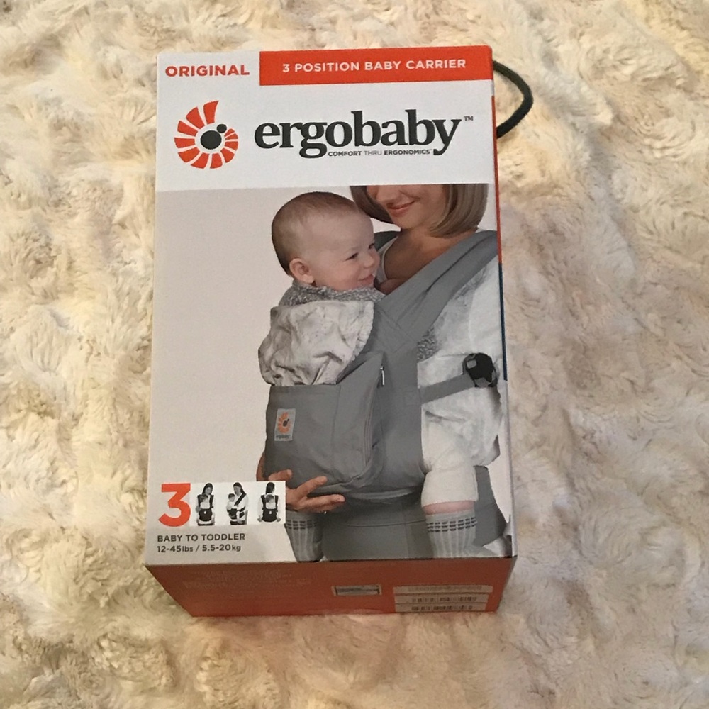 Ergo baby carrier.